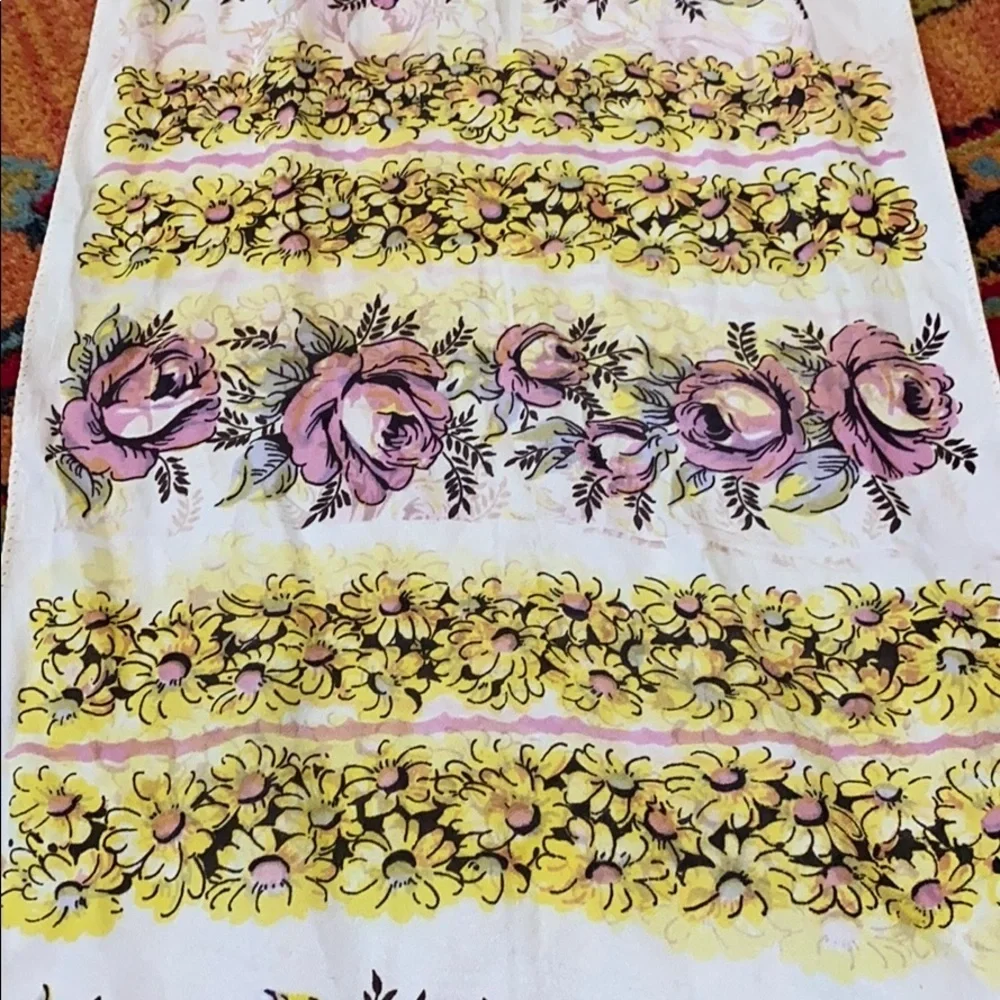 Vintage floral scarf